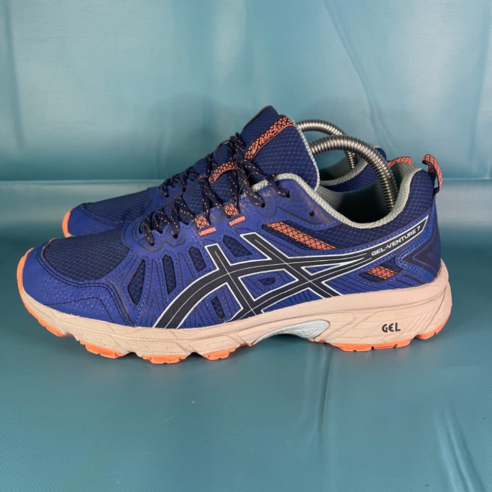 Asics Gel-Venture 7 Heritage Blue Athletic Sneakers Women's 9.5 1012A476